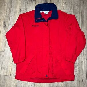 Columbia Women's Large Red and Navy Jacket